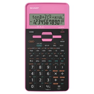 Sharp EL531THBPK - ROSA calcolatrice Tasca Calcolatrice scientifica Nero, Rosa