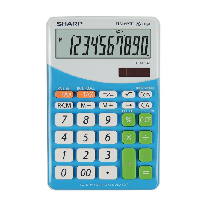 Sharp EL M332 BBL - BLU calcolatrice Desktop Calcolatrice finanziaria