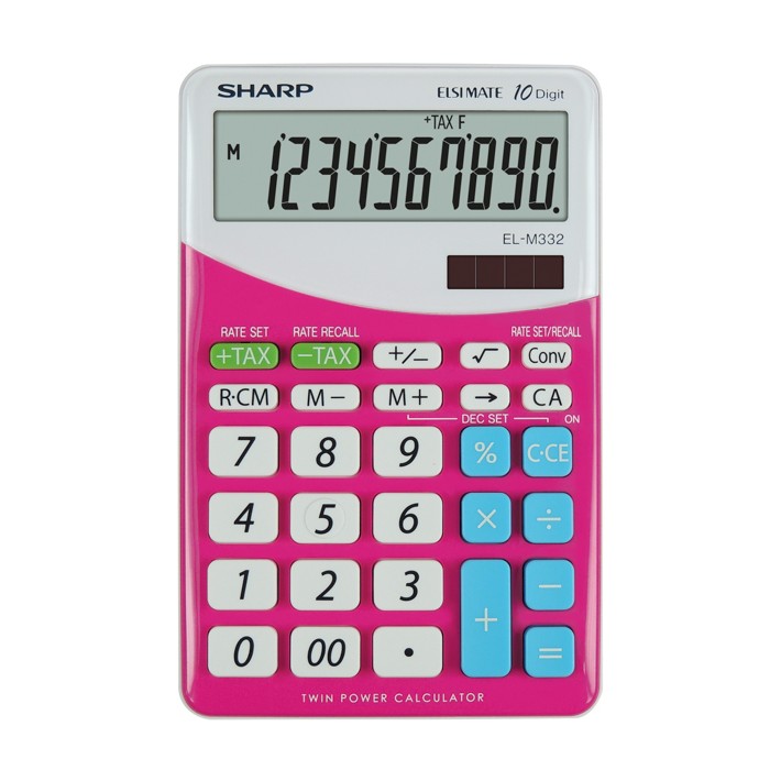 Sharp EL-M332 calcolatrice Desktop Calcolatrice finanziaria Rosa