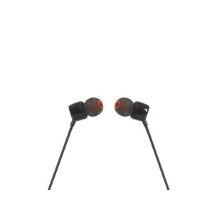 JBL Tune 110, Intra-auricolari con cavo, con comando/microfono, Nero