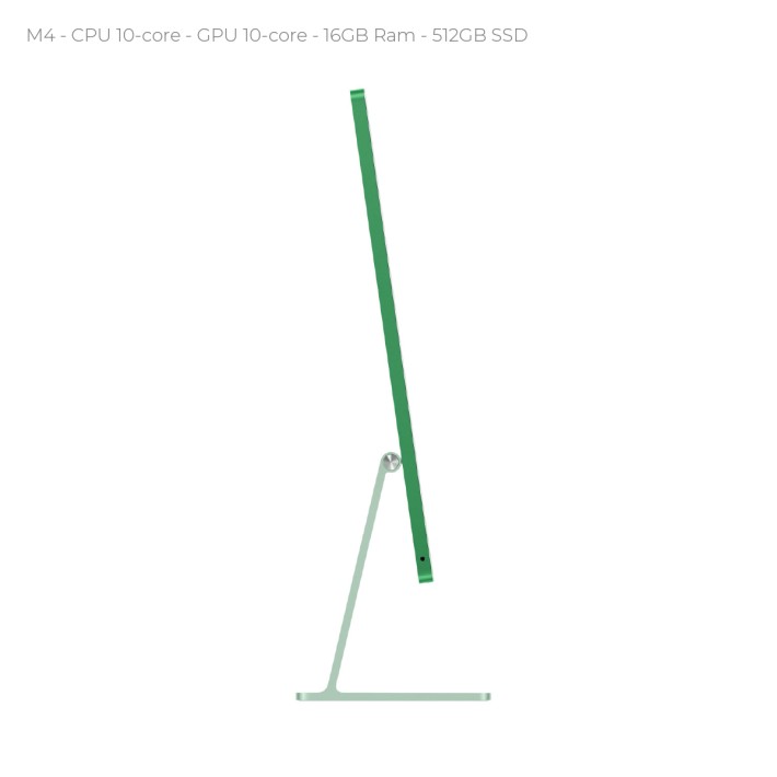 All in One 24" Retina 4.5K -  Apple IMac - CPU Apple M4 chip with 10‑core CPU and 10‑core GPU - 16GB Ram - 512GB SSD - Green