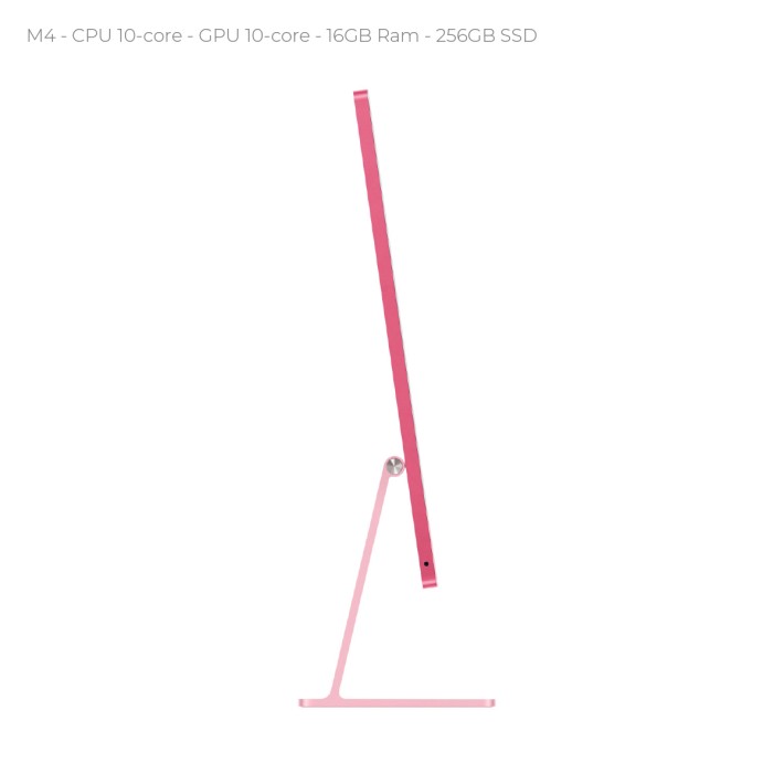 All in One 24" Retina 4.5K -  Apple IMac - CPU Apple M4 chip with 10‑core CPU and 10‑core GPU - 16GB Ram - 256GB SSD - Pink
