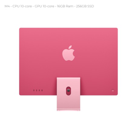 All in One 24" Retina 4.5K -  Apple IMac - CPU Apple M4 chip with 10‑core CPU and 10‑core GPU - 16GB Ram - 256GB SSD - Pink