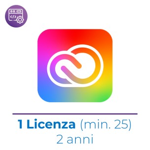 Creative Cloud Enterprise K12 Shared Device - Nuova Attivazione VIP MP EDU - 1 Dispositivo (Min. 25 Lic.) - 2 Anni