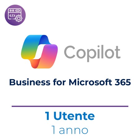 Copilot Business for Microsoft 365 NCE Com/Gov - 1 Utente - Abbonamento 1 Anno