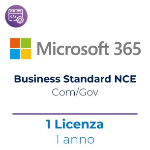Microsoft 365 Business Standard NCE Com/Gov - 1 Utente - Abbonamento 1 Anno