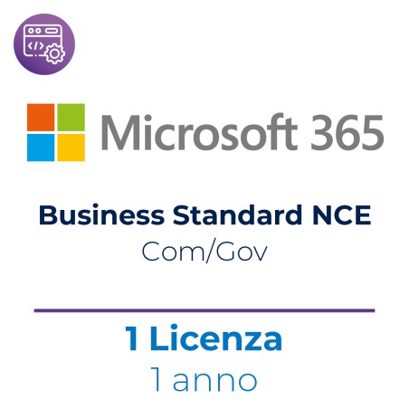 Microsoft 365 Business Standard NCE Com/Gov - 1 Utente - Abbonamento 1 Anno