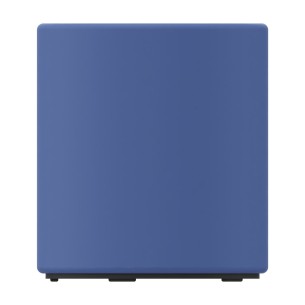 Pouf Giro in Tessuto Era - Diametro 40 cm - Altezza Seduta 45 cm - Colore Blu 2