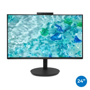 Monitor 24"FHD IPS con Webcam integrata  - ACER Vero CB242YD6bmiprcx  - HDMI - DIsplayport - Vga - Garanzia 36 mesi
