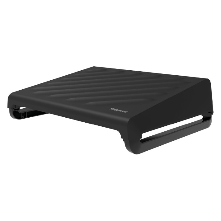 Poggiapiedi Modello Breyta - Dimensioni 9.80 x 49.00 x 36.00 cm - Altezza Regolabile a 7.9/11.6/12.6 cm - Colore Nero