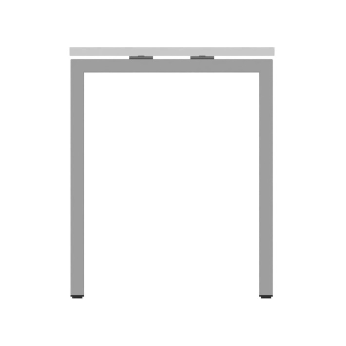 Tavolo Melaminico - 140x60x74 cm  - Bianco e Grigio
