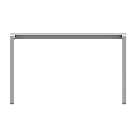 Tavolo Melaminico - 140x60x74 cm  - Bianco e Grigio