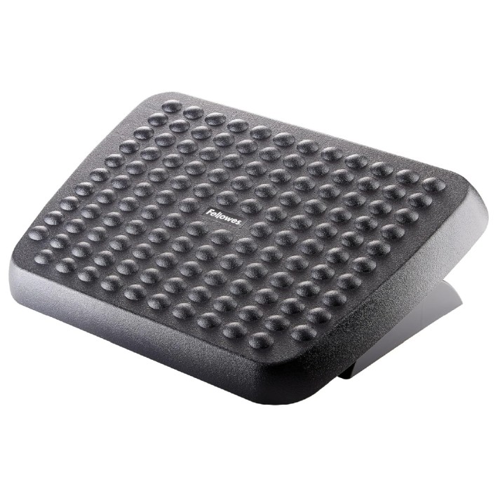 Poggiapiedi Ergonomico Regolabile - 45,2x30cm -  h 8,5/10,5cm - Nero