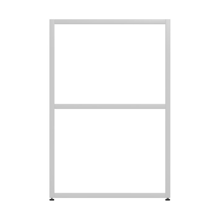 Armadiatura Chiusa Edera Base Rettangolare a 2 Comparti - Dimensioni 53,7 x 45 x 79 cm - Colore Bianco