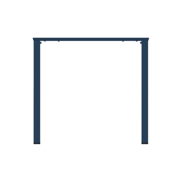 Tavolo da Esterno Modello Radura Essenza - Dimensioni 140 x 80 x 73 cm - In Metallo - Colore Azzurro