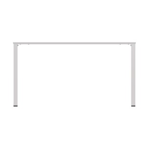 Tavolo da Esterno Modello Radura Essenza - Dimensioni 140 x 80 x 73 cm - In Metallo - Colore Bianco 2