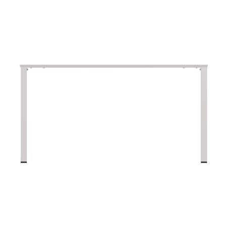 Tavolo da Esterno Modello Radura Essenza - Dimensioni 140 x 80 x 73 cm - In Metallo - Colore Bianco