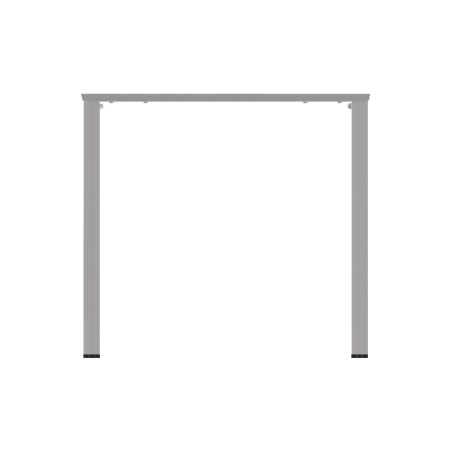 Tavolo da Esterno Modello Radura Essenza - Dimensioni 140 x 80 x 73 cm - In Metallo - Colore Bianco