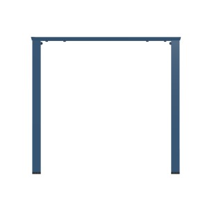 Tavolo da Esterni Modello Radura Essenza - Dimensioni 80 x 80 x 73 cm - In Metallo - Colore Azzurro 2