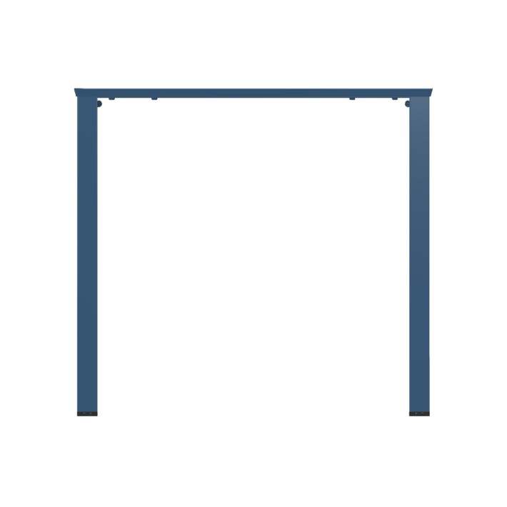 Tavolo da Esterni Modello Radura Essenza - Dimensioni 80 x 80 x 73 cm - In Metallo - Colore Azzurro