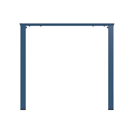 Tavolo da Esterni Modello Radura Essenza - Dimensioni 80 x 80 x 73 cm - In Metallo - Colore Azzurro