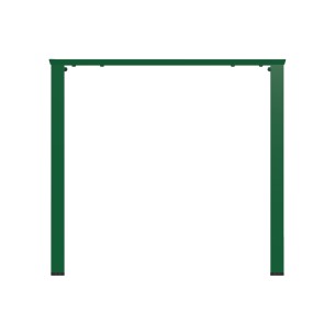 Tavolo da Esterni Modello Radura Essenza - Dimensioni 80 x 80 x 73 cm - In Metallo - Colore Verde 2