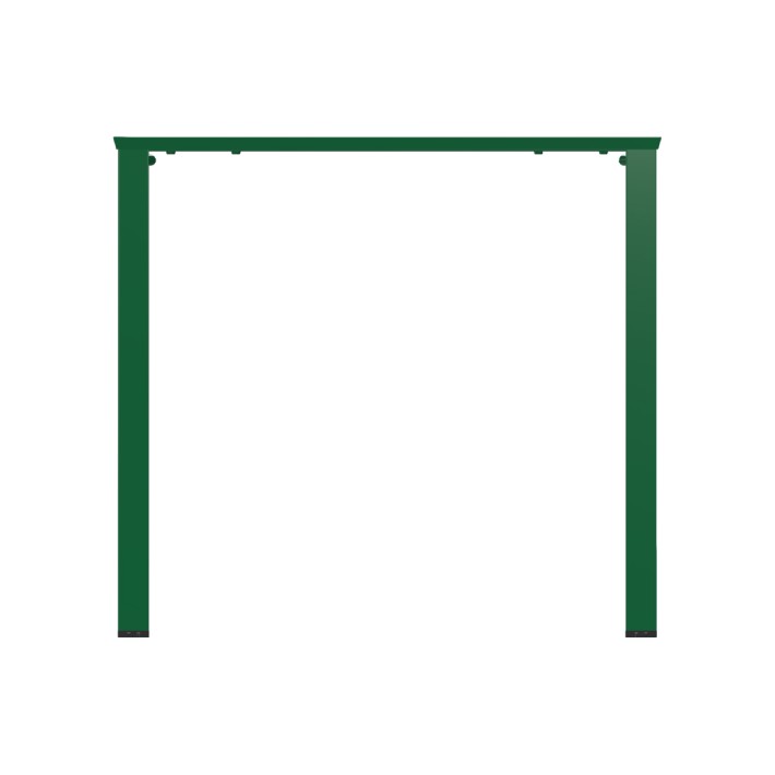 Tavolo da Esterni Modello Radura Essenza - Dimensioni 80 x 80 x 73 cm - In Metallo - Colore Verde