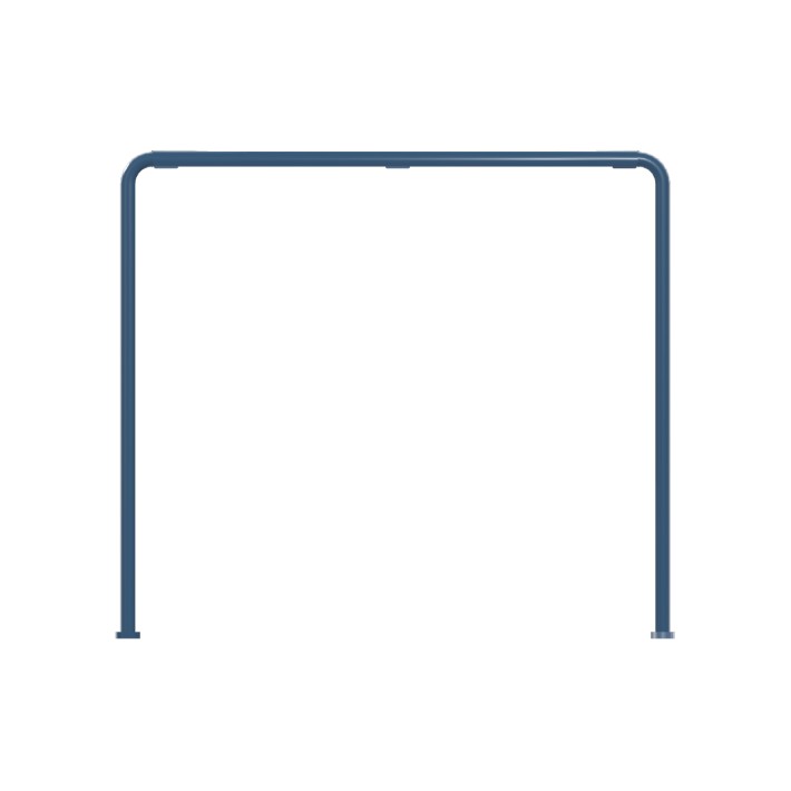 Tavolo da Esterno Modello Radura Essenza School 015 - Dimensioni 69 x 63 x 60 cm - In Metallo - Colore Azzurro