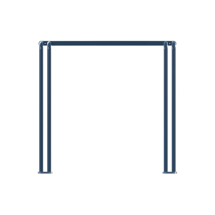 Tavolo da Esterno Modello Radura Essenza School 015 - Dimensioni 69 x 63 x 60 cm - In Metallo - Colore Azzurro