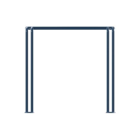Tavolo da Esterno Modello Radura Essenza School 015 - Dimensioni 69 x 63 x 60 cm - In Metallo - Colore Azzurro