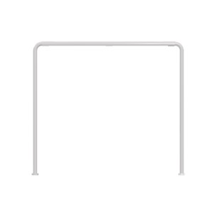 Tavolo da Esterno Modello Radura Essenza School 015 - Dimensioni 69 x 63 x 60 cm - In Metallo - Colore Bianco 2