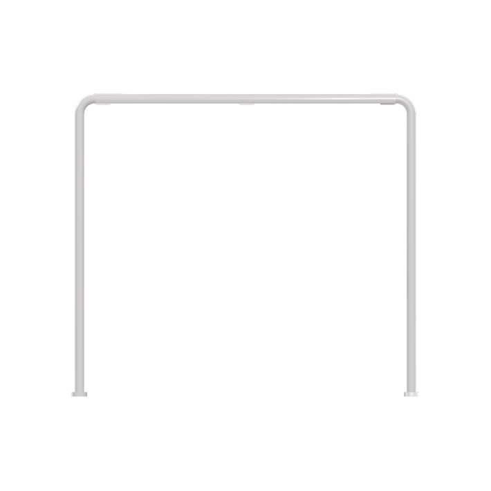 Tavolo da Esterno Modello Radura Essenza School 015 - Dimensioni 69 x 63 x 60 cm - In Metallo - Colore Bianco