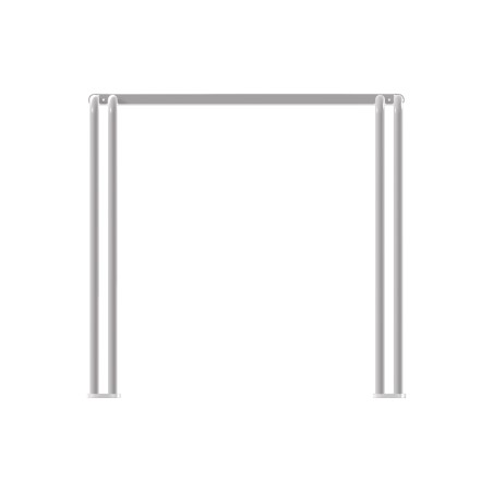 Tavolo da Esterno Modello Radura Essenza School 015 - Dimensioni 69 x 63 x 60 cm - In Metallo - Colore Bianco