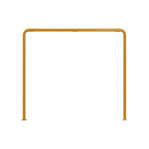 Tavolo da Esterno Modello Radura Essenza School 015 - Dimensioni 69 x 63 x 60 cm - In Metallo - Colore Giallo 2