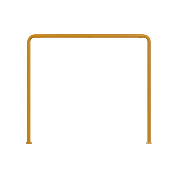 Tavolo da Esterno Modello Radura Essenza School 015 - Dimensioni 69 x 63 x 60 cm - In Metallo - Colore Giallo
