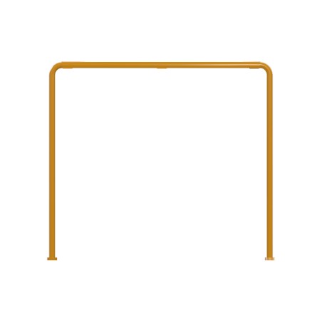 Tavolo da Esterno Modello Radura Essenza School 015 - Dimensioni 69 x 63 x 60 cm - In Metallo - Colore Giallo
