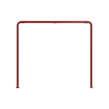 Tavolo da Esterno Modello Radura Essenza School 015 - Dimensioni 69 x 63 x 60 cm - In Metallo - Colore Rosso