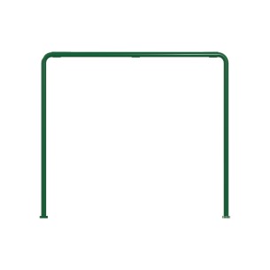 Tavolo da Esterno Modello Radura Essenza School 015 - Dimensioni 69 x 63 x 60 cm - In Metallo - Colore Verde 2