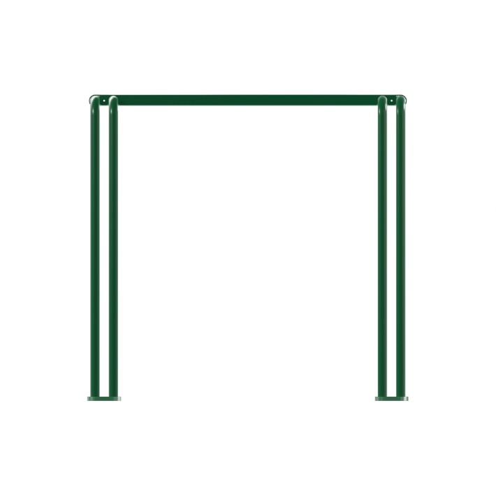 Tavolo da Esterno Modello Radura Essenza School 015 - Dimensioni 69 x 63 x 60 cm - In Metallo - Colore Verde