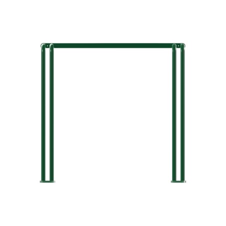 Tavolo da Esterno Modello Radura Essenza School 015 - Dimensioni 69 x 63 x 60 cm - In Metallo - Colore Verde