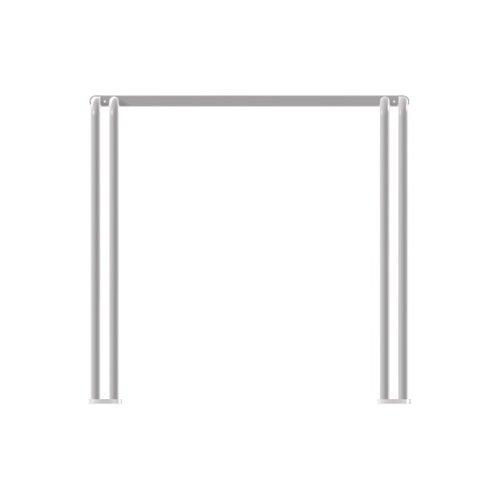 Tavolo da Esterno Modello Radura Essenza School 015 - Dimensioni 69 x 63 x 70 cm - In Metallo - Colore Bianco