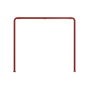 Tavolo da Esterno Modello Radura Essenza School 015 - Dimensioni 69 x 63 x 70 cm - In Metallo - Colore Rosso 2