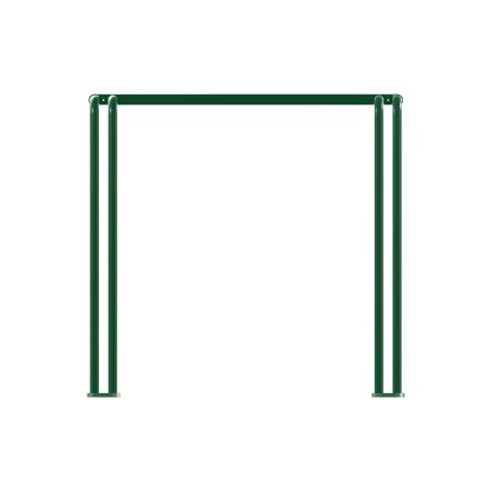 Tavolo da Esterno Modello Radura Essenza School 015 - Dimensioni 69 x 63 x 70 cm - In Metallo - Colore Verde