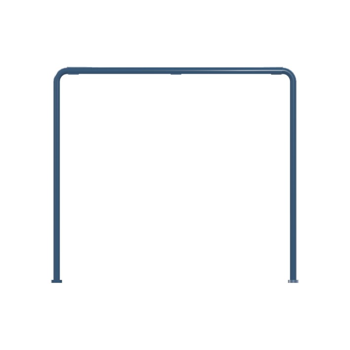 Tavolo da Esterno Modello Radura Essenza School 015 - Dimensioni 69 x 63 x 77 cm - In Metallo - Colore Azzurro