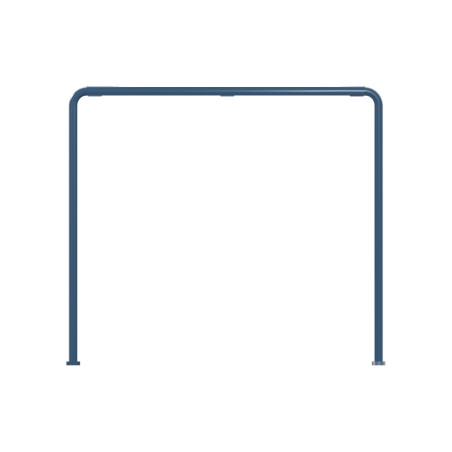 Tavolo da Esterno Modello Radura Essenza School 015 - Dimensioni 69 x 63 x 77 cm - In Metallo - Colore Azzurro