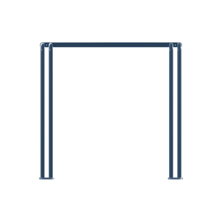 Tavolo da Esterno Modello Radura Essenza School 015 - Dimensioni 69 x 63 x 77 cm - In Metallo - Colore Azzurro