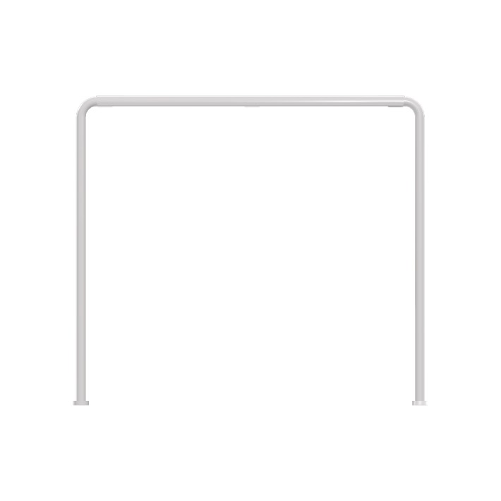 Tavolo da Esterno Modello Radura Essenza School 015 - Dimensioni 69 x 63 x 77 cm - In Metallo - Colore Bianco