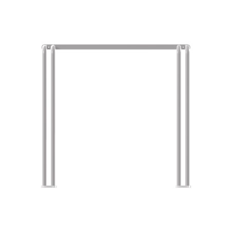 Tavolo da Esterno Modello Radura Essenza School 015 - Dimensioni 69 x 63 x 77 cm - In Metallo - Colore Bianco