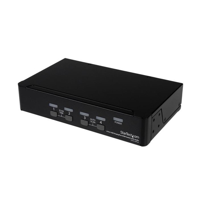 StarTech.com Switch KVM DisplayPort USB a 4 porte con audio