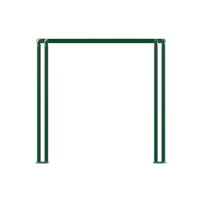 Tavolo da Esterno Modello Radura Essenza School 015 - Dimensioni 69 x 63 x 77 cm - In Metallo - Colore Verde